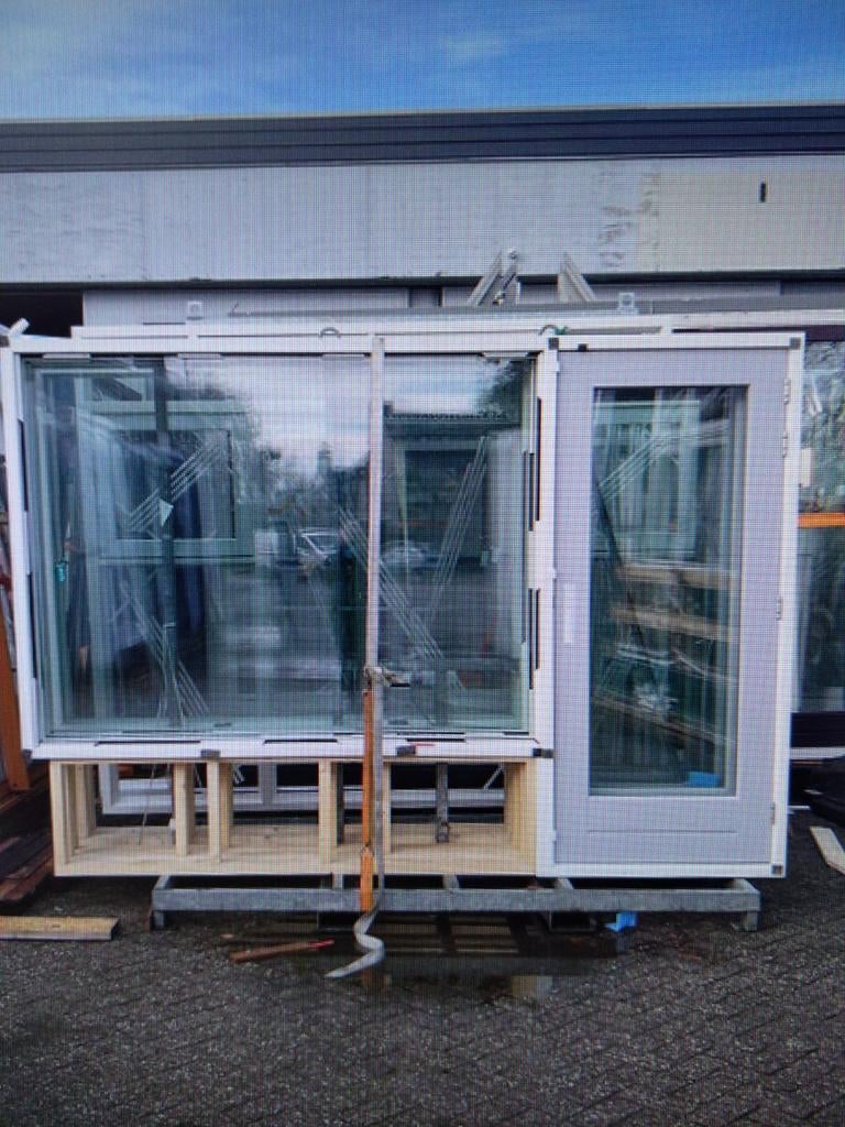 Achterdeur kozijn, Nieuw, Ophalen of Verzenden, Buitendeur, Glas