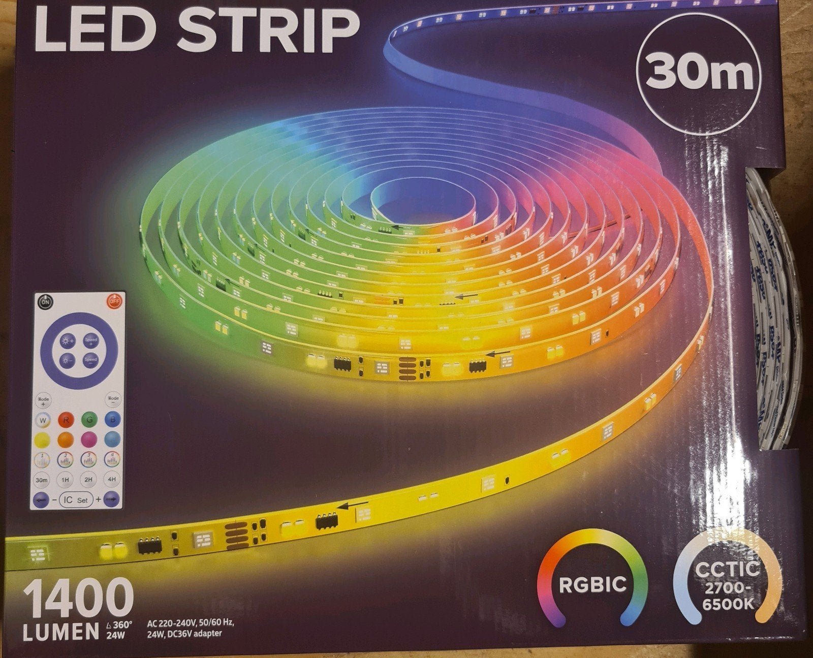 Eurodomest ledstrip 30 meter, Ophalen of Verzenden, Nieuw, Led-lamp