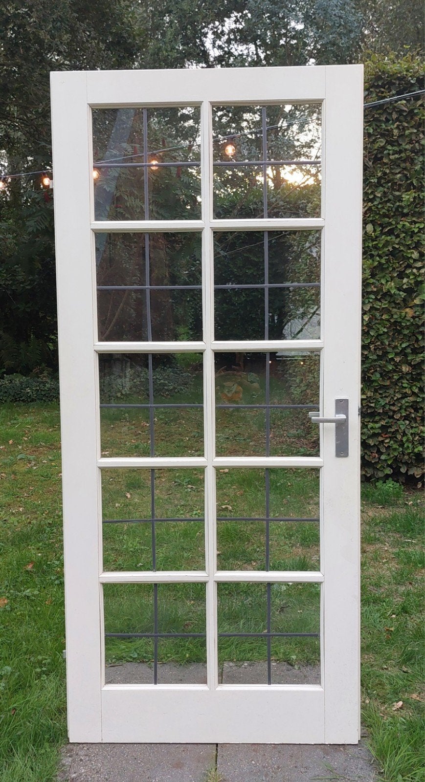 Leuke deur met roedeverdeling 93 x 210, Doe-het-zelf en Verbouw, Ophalen, 80 tot 100 cm, Binnendeur, 200 tot 215 cm