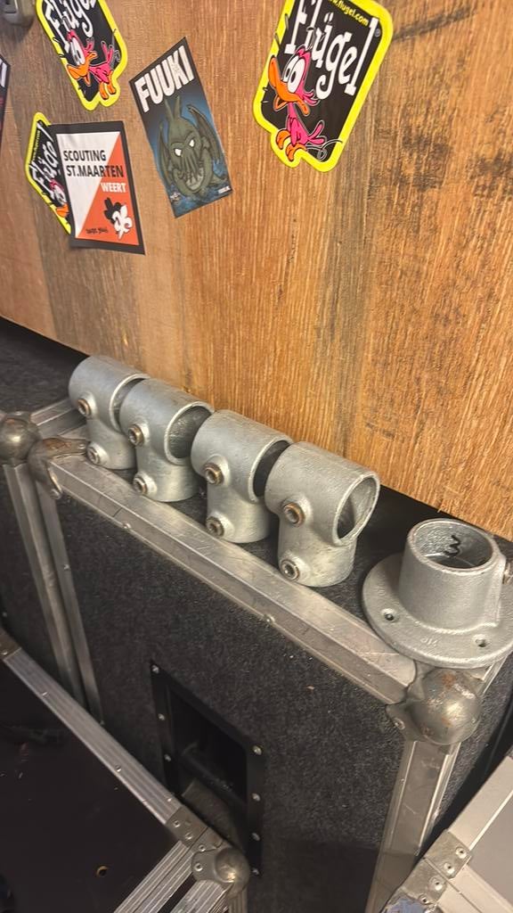 5 gebruikt staale buis kopelingen, Ophalen, Zo goed als nieuw, Minder dan 50 watt