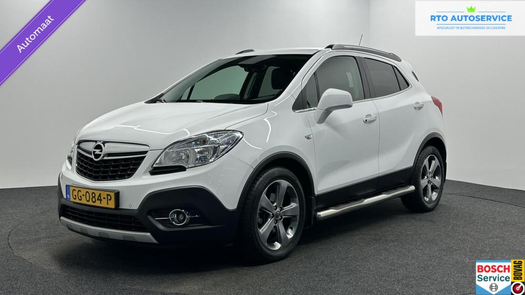 Opel Mokka 1.4 T Cosmo TREKHAAK NAVIGATIE LEER ECC CRUISE LM, Euro 5, 15 km/l, Gebruikt, Zwart