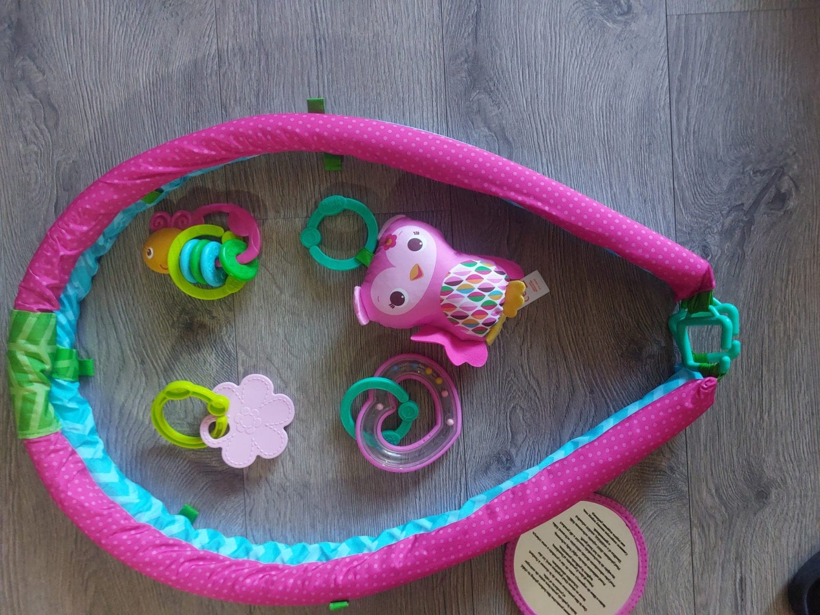 Bright Starts Speelkleed met Babygym en Speeltjes nieuw, Ophalen of Verzenden, Nieuw, Speelkleed, Met geluid