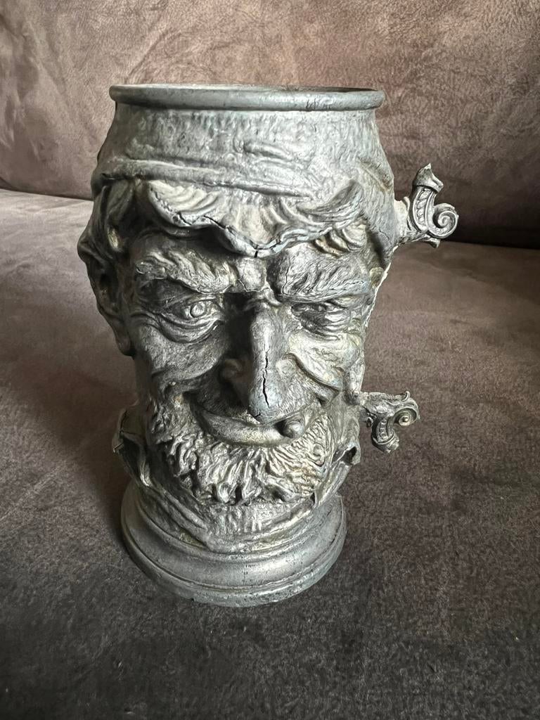 Vintage Tinnen Bekertje., Ophalen of Verzenden