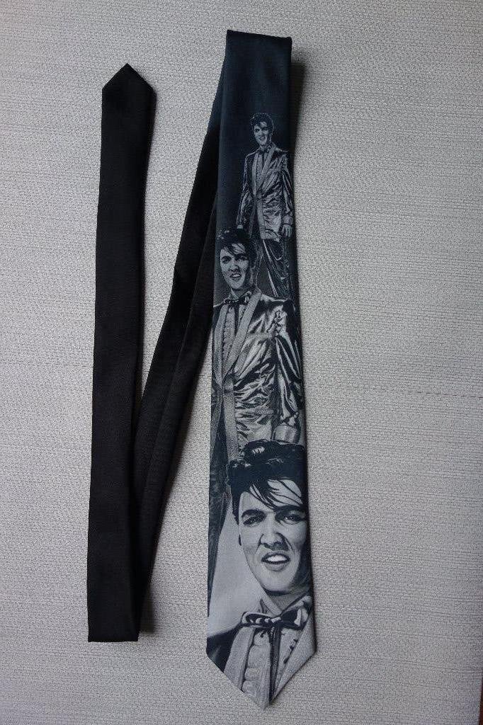 Stropdas afbeelding Elvis Presley, Ophalen of Verzenden, Gebruikt, Gebruiksvoorwerp
