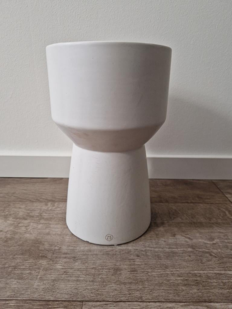 Nog een zeer nette Zuss bloempot, Ophalen, Rond, Zo goed als nieuw, Aardewerk