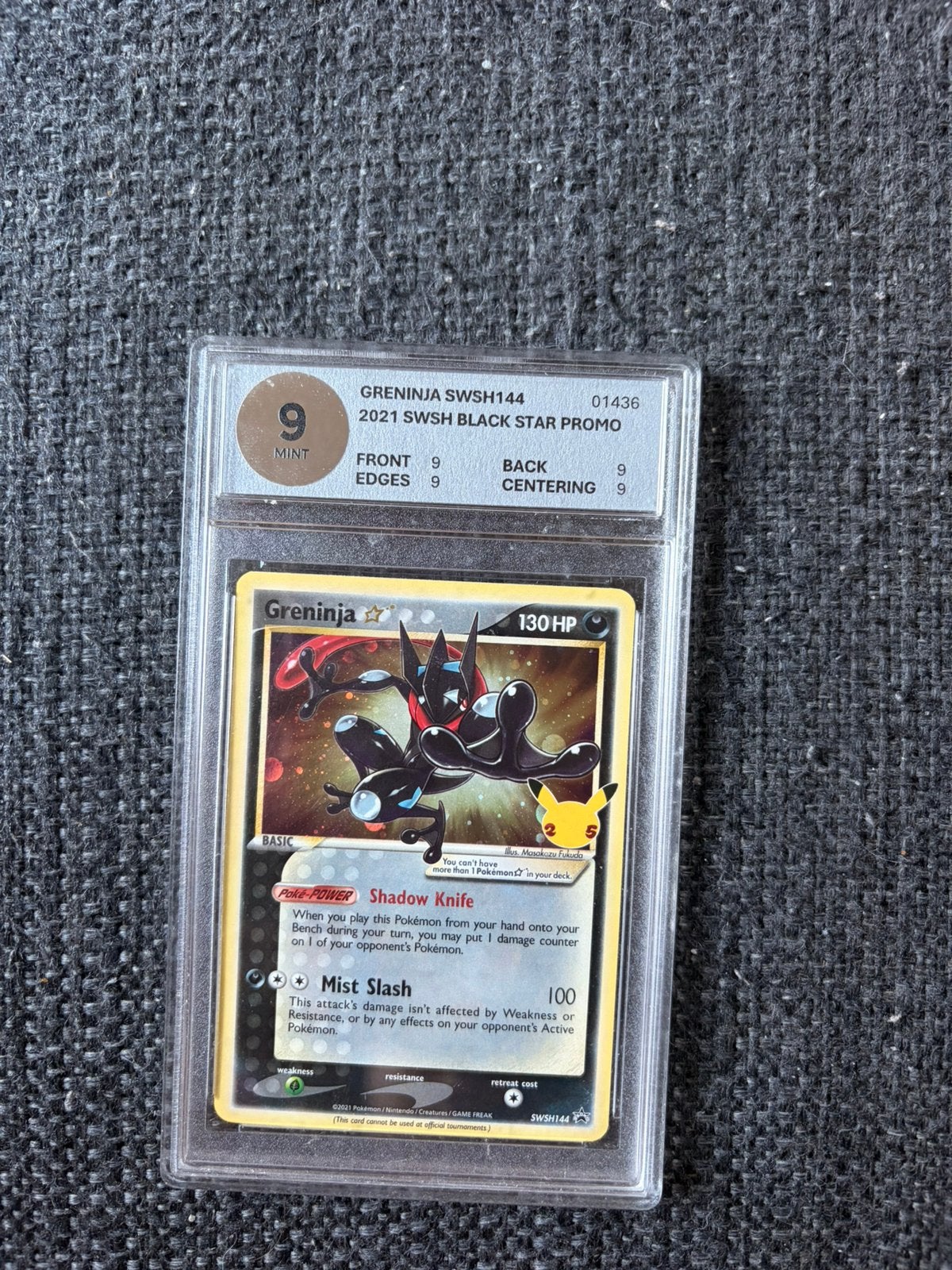 Goldstar Greninja Black Star Promo, Ophalen of Verzenden, Zo goed als nieuw