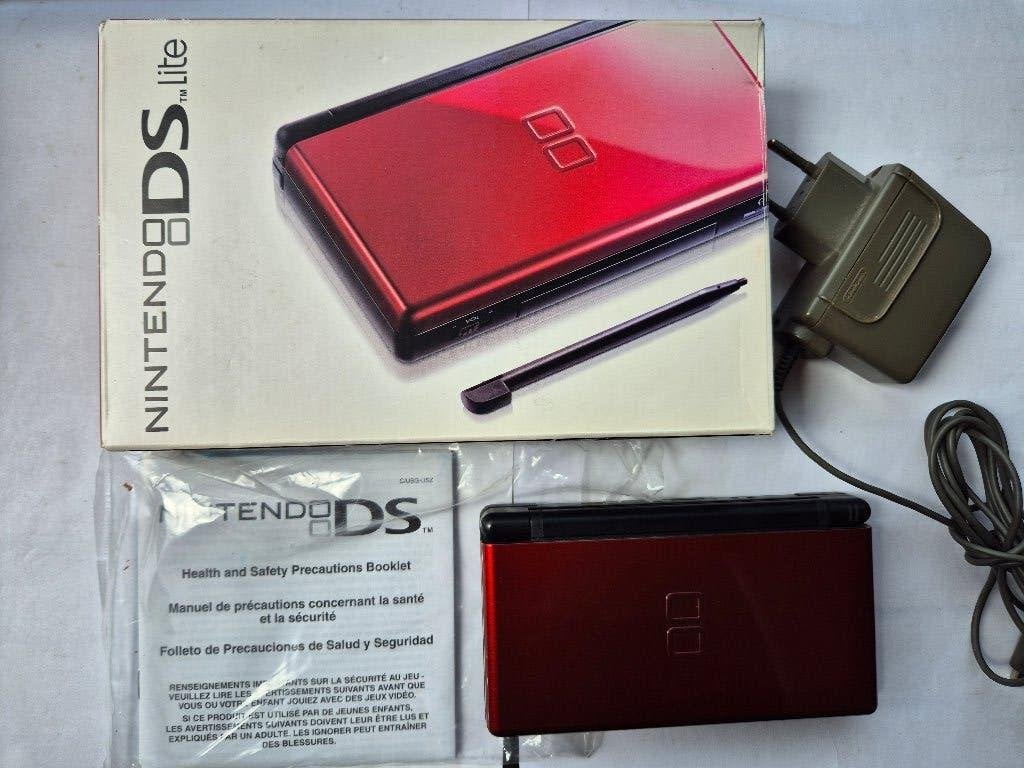 DS LITE rood/zwart CIB, Ophalen of Verzenden, Rood, DS Lite, Gebruikt