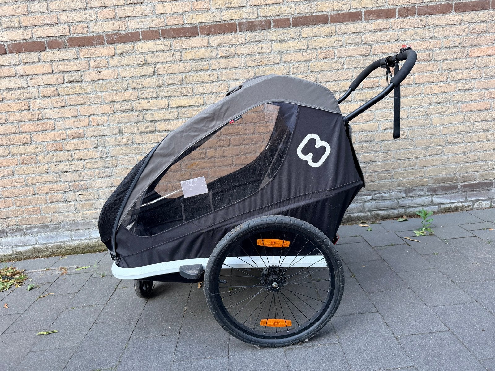 Hamax Kinderkar / Fietskar - Zo goed als nieuw, Ophalen, Vering, Zo goed als nieuw, Kinderkar