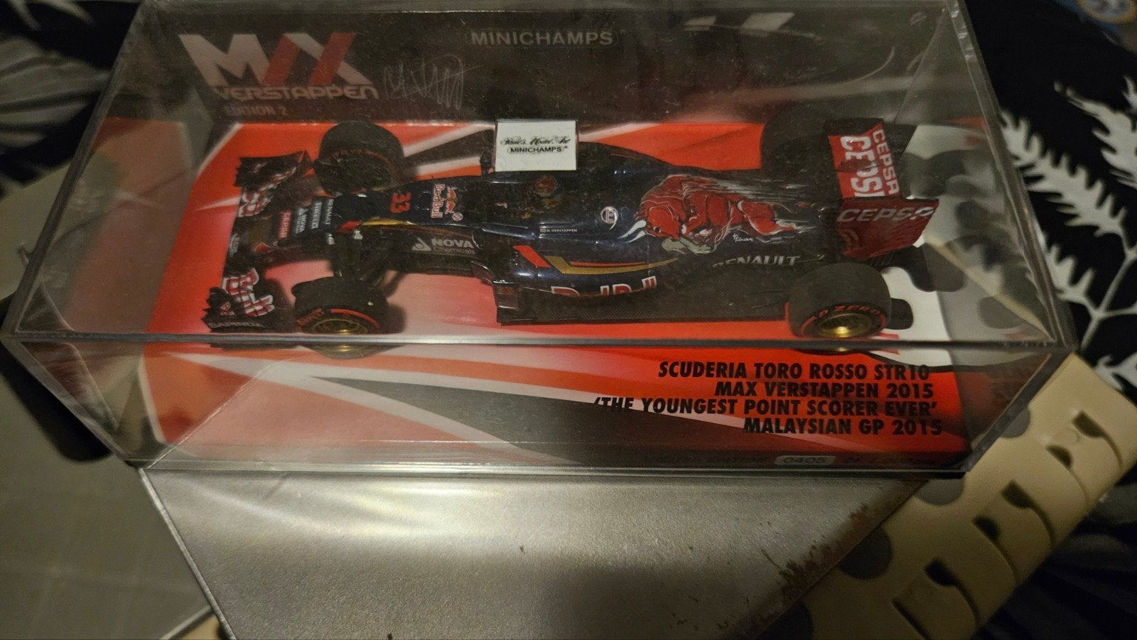 Minichamps Max Verstappen Toro Rosso STR10 2015, Ophalen of Verzenden, Nieuw, Auto, MiniChamps