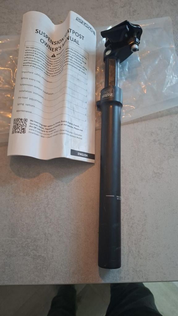 Zadelpen Post Moderne verende zadelpen, Fietsen en Brommers, Fietsonderdelen, Post Moderne, Elektrische fiets, Overige typen, Nieuw