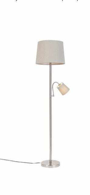Vloerlamp met leeslampje, Ophalen, Gebruikt, 150 tot 200 cm