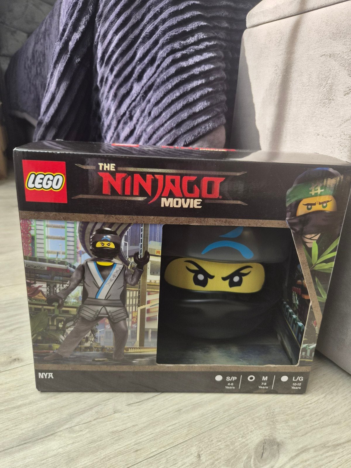 Lego Ninjago Nya kostuum - Maat M (7-8 jaar), Ophalen, Zo goed als nieuw, 122 t/m 128, Jongen of Meisje