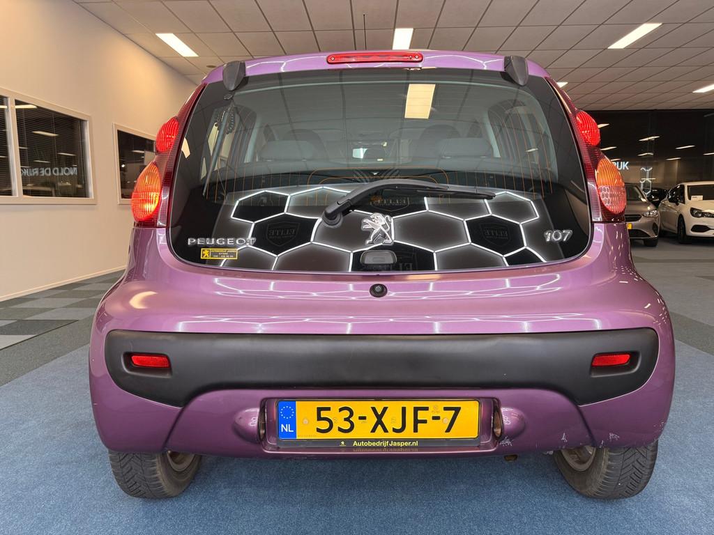 Peugeot 107 1.0 Active I Automaat I NAP I, Auto's, Peugeot, Euro 5, Stof, Gebruikt, Zwart