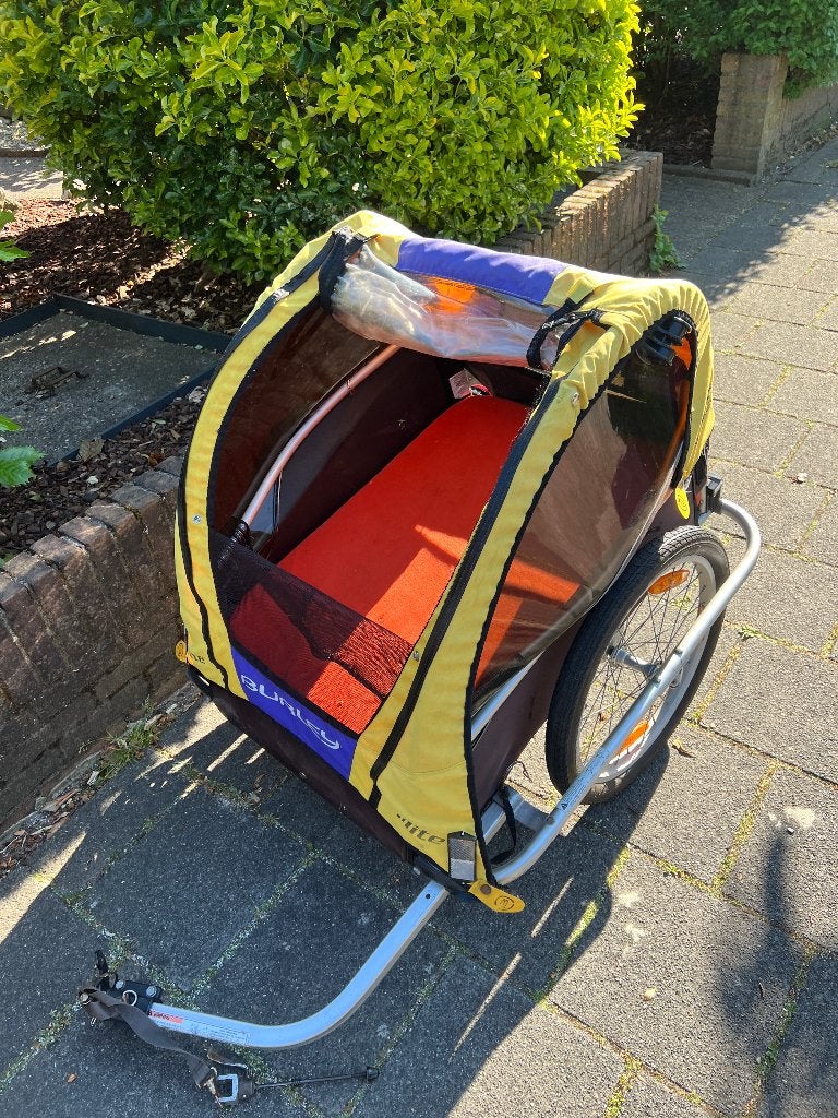 Burley D'Lite Dog Trailer, Fietsen en Brommers, Fietsaccessoires | Aanhangers en Karren, Ophalen, Gebruikt, Opvouwbaar, Burley