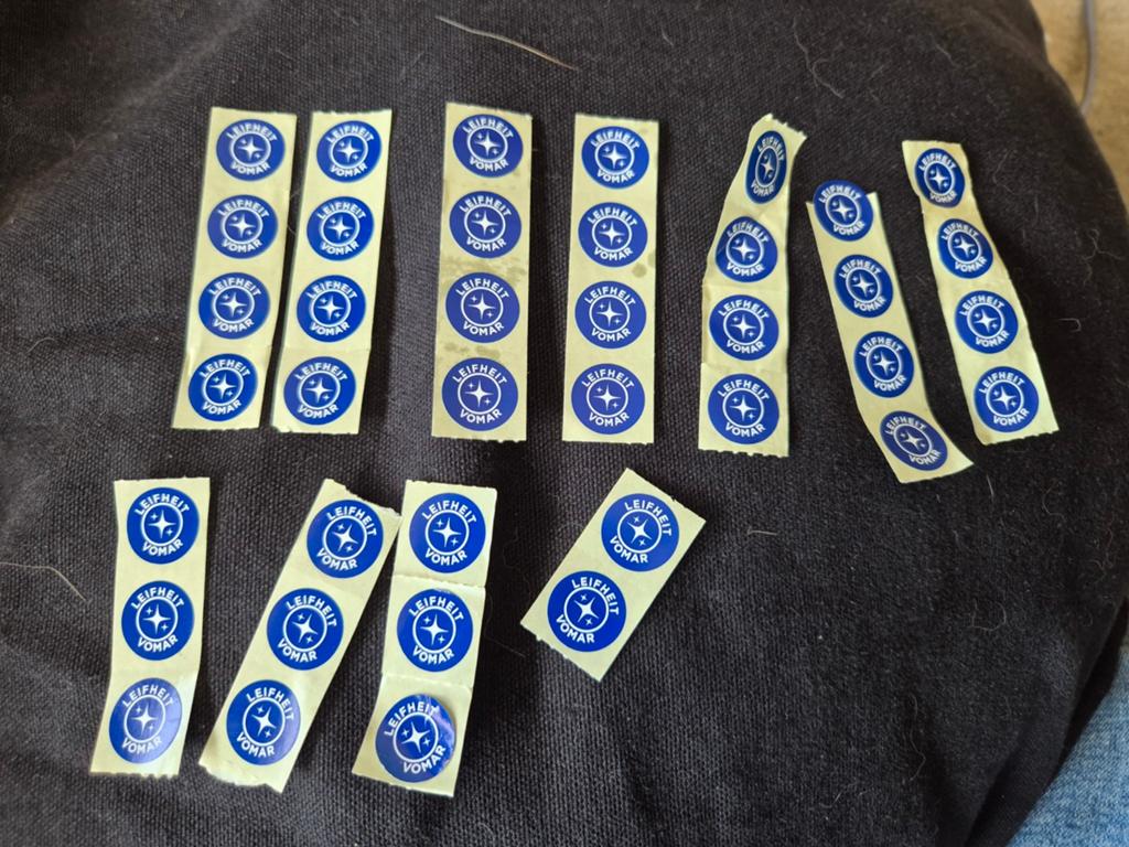 Vomar leifheitzegel leifheit zegel zegels, Ophalen