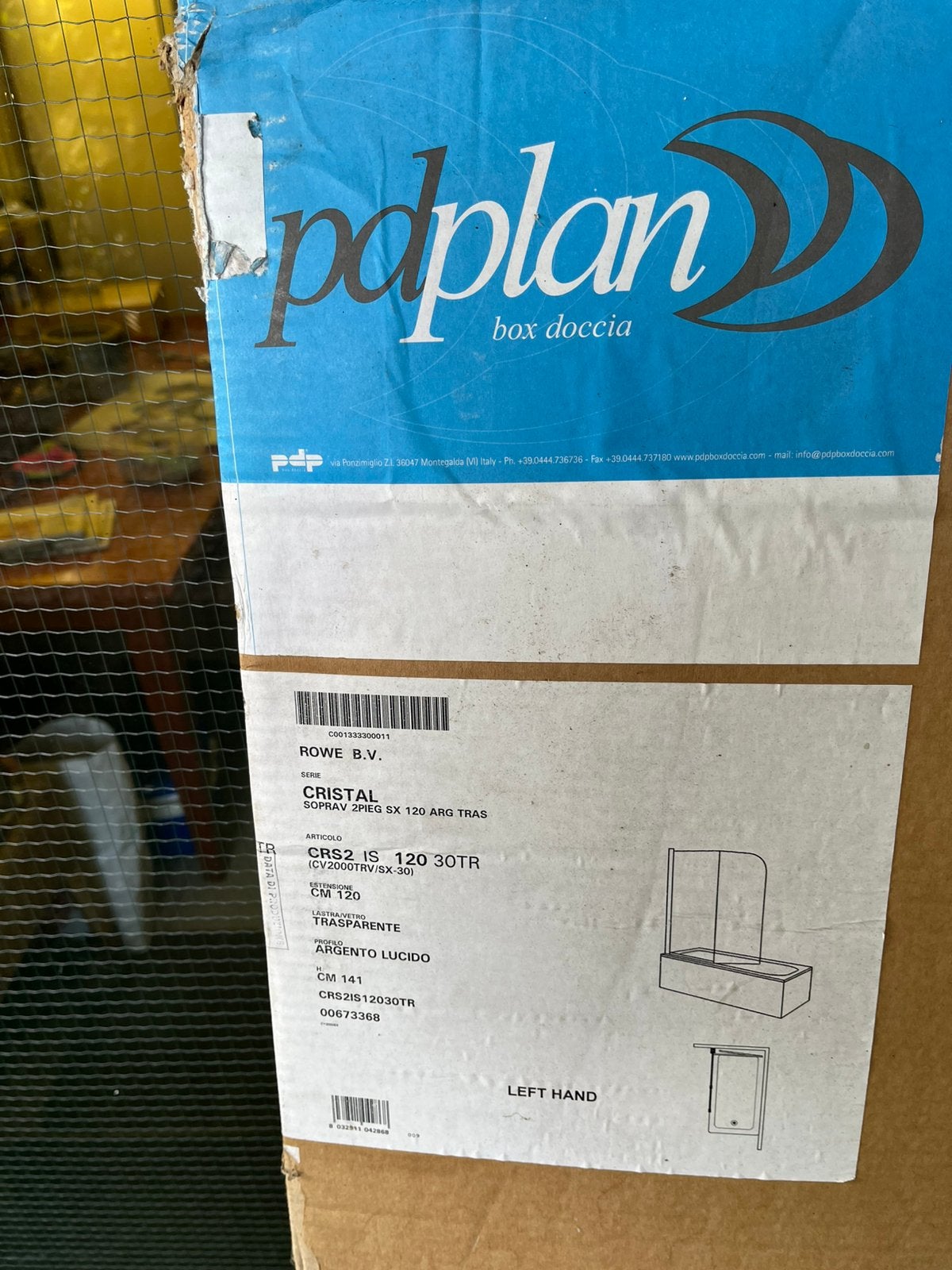 Badwand., Ophalen, Nieuw, Glas, Overige typen