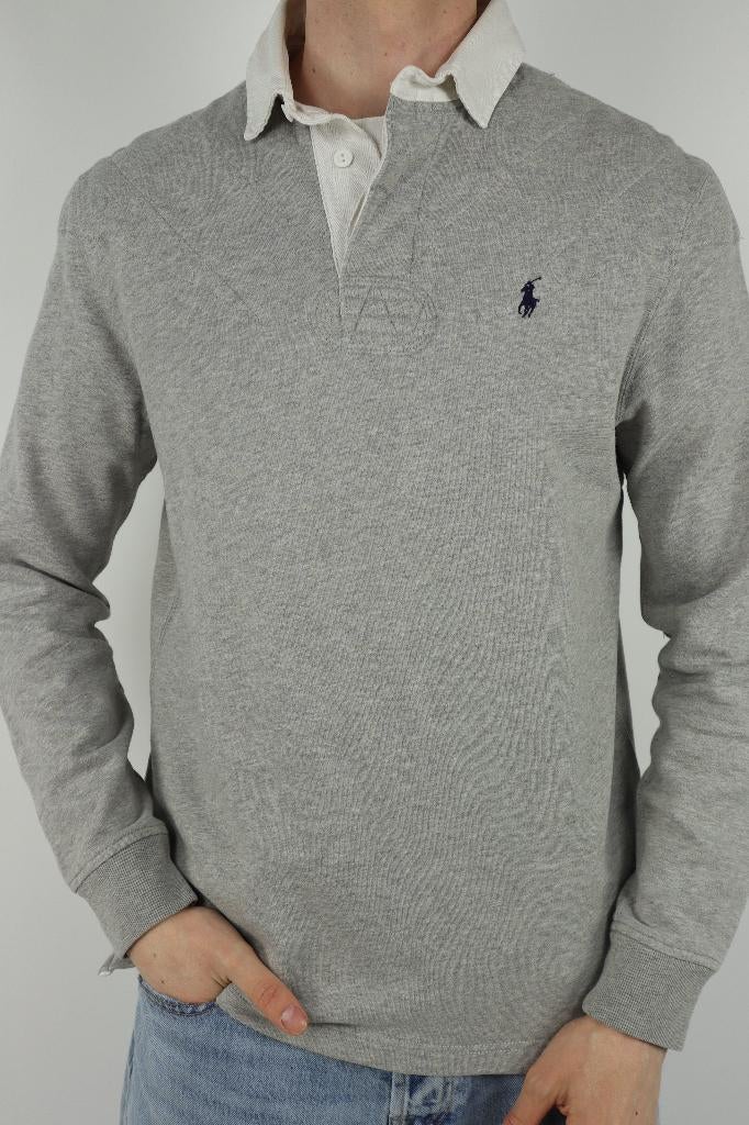 Ralph Lauren (rugby) polo shirt met lange mouw - M, -, Maat 48/50 (M), -, Ralph Lauren