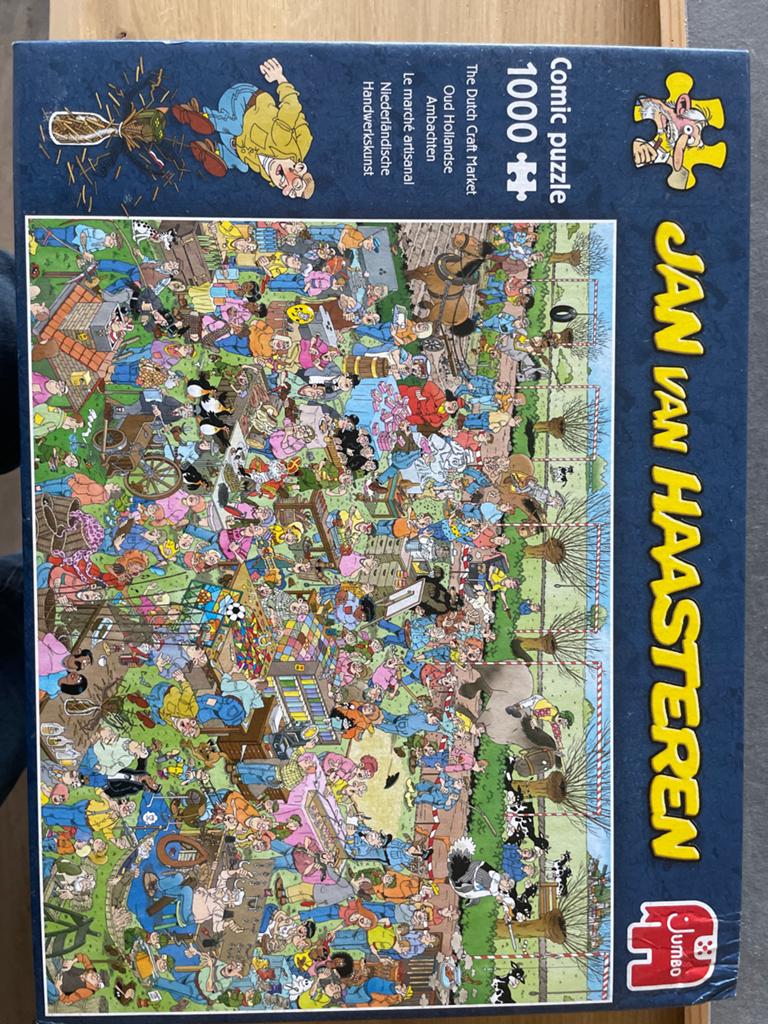 Jan van Haasteren Comic Puzzel - De Hollandse Ambachten, Ophalen, 500 t/m 1500 stukjes, Zo goed als nieuw, Legpuzzel