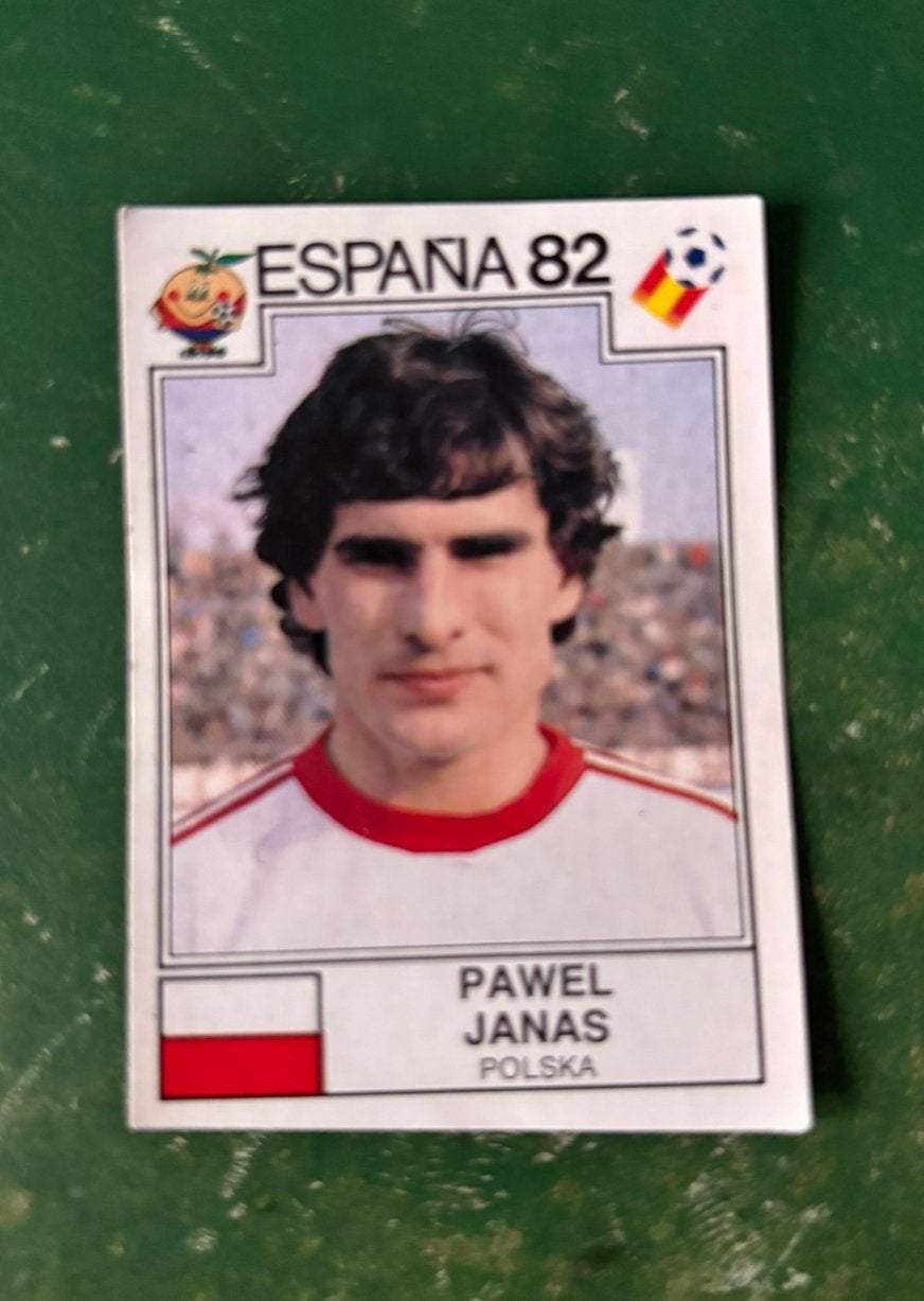 Panini plaatje Pawel Janas Polen WK 82, Verzamelen, Sportartikelen en Voetbal, Ophalen of Verzenden