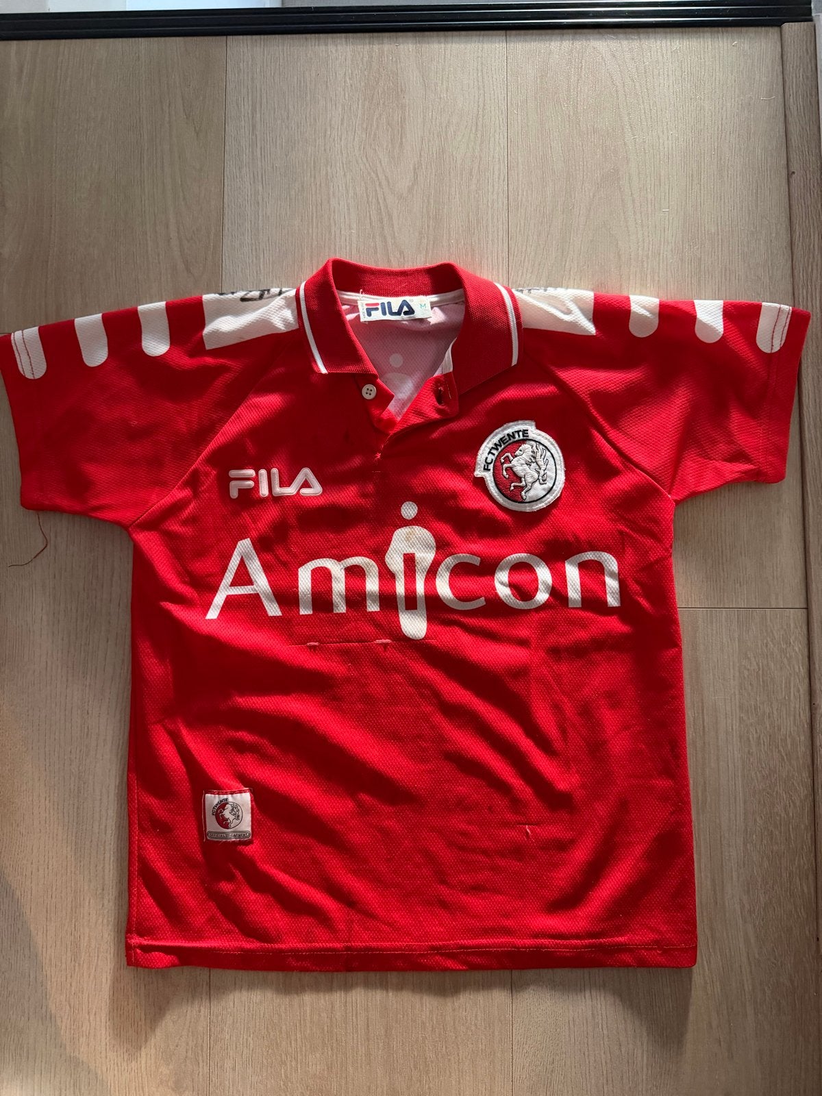FC Twente Shirt 1998/1999 - Gesigneerd - Maat M, Ophalen of Verzenden, Gebruikt, F.C. Twente, Shirt