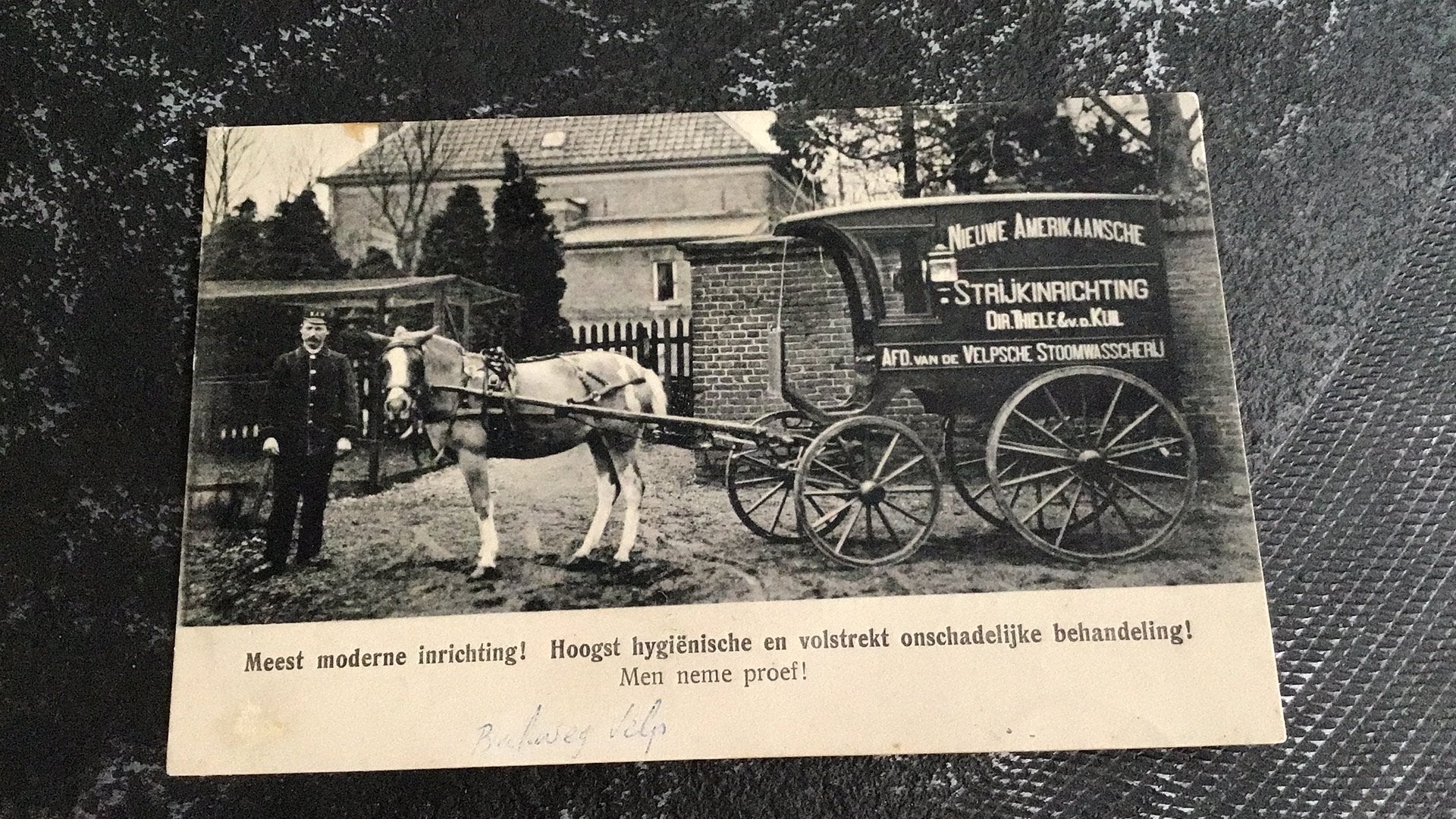 Velp-Beekweg-Velpsche Stoomwasscherij, Ophalen of Verzenden, Voor 1920, Ongelopen, Gelderland