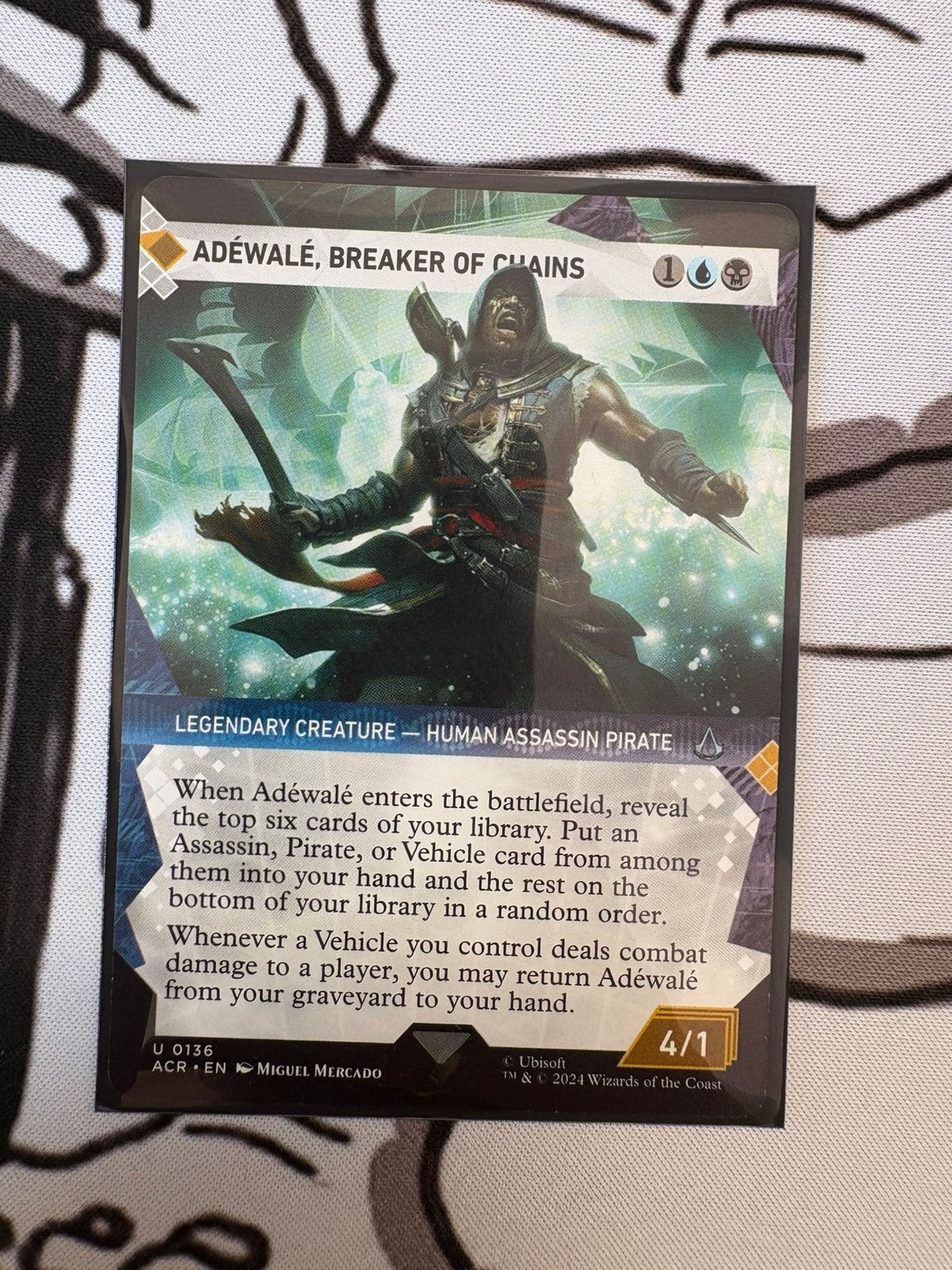 Adéwalé, Breaker of Chains mtg commander deck, Ophalen of Verzenden, Gebruikt, Speeldeck