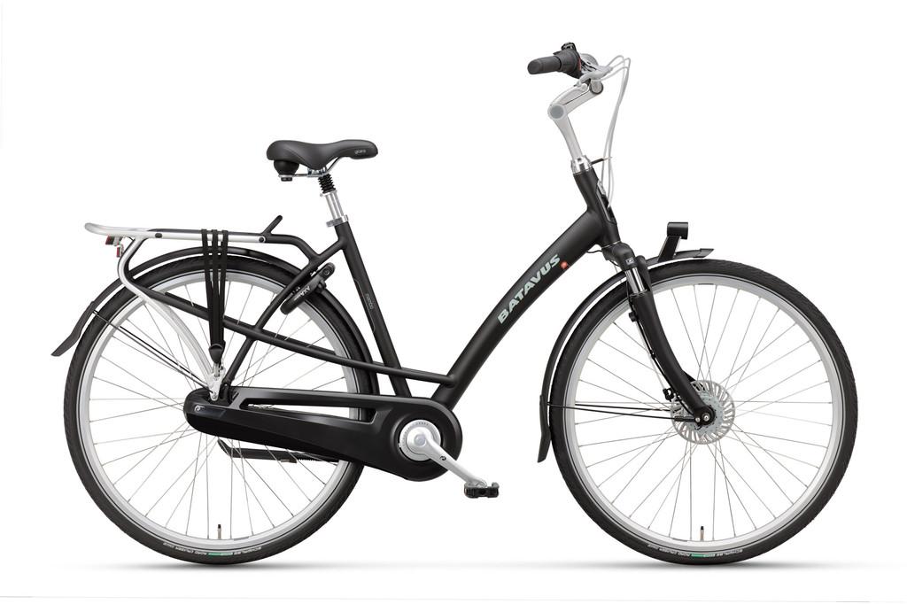 Batavus Mambo zwart dames 57cm 28inch, 56 cm of meer, Nieuw, Batavus, Versnellingen