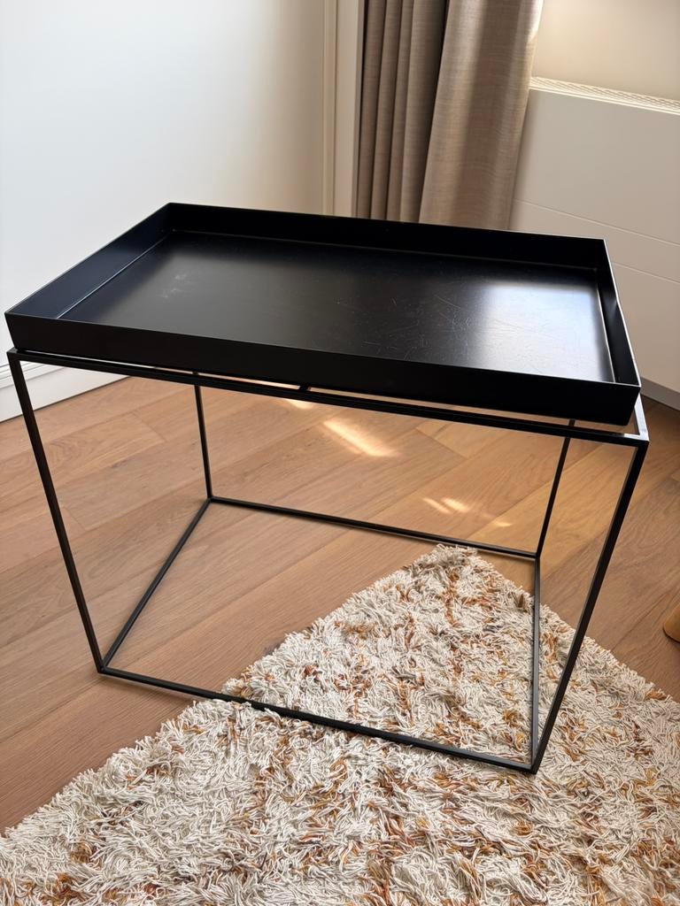 HAY - Tray table 60 x 60, Ophalen, Metaal of Aluminium, 55 tot 75 cm, Zo goed als nieuw