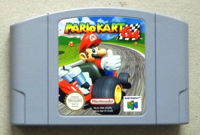 Mario Kart 64 voor de Nintendo 64, Spelcomputers en Games, Games | Nintendo 64, Gebruikt, Racen en Vliegen, Ophalen of Verzenden