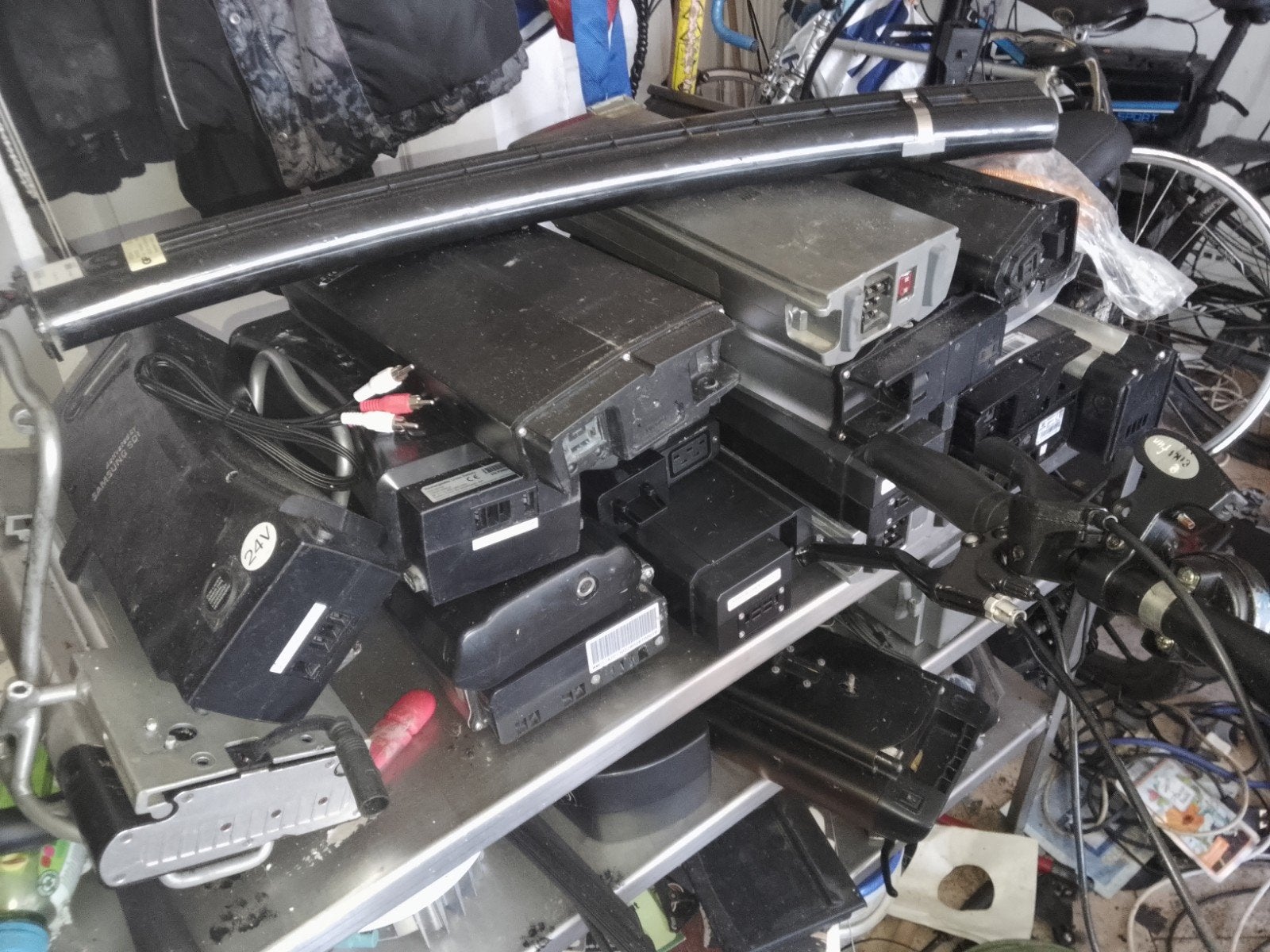 Verzameling e bike accu s ,samen 75, Ophalen of Verzenden, Gebruikt