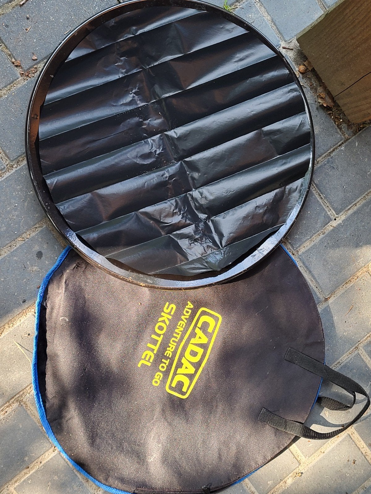 Cadac Skottelbraai-schaal met nieuw plastic en draagtas -, Ophalen, Gebruikt