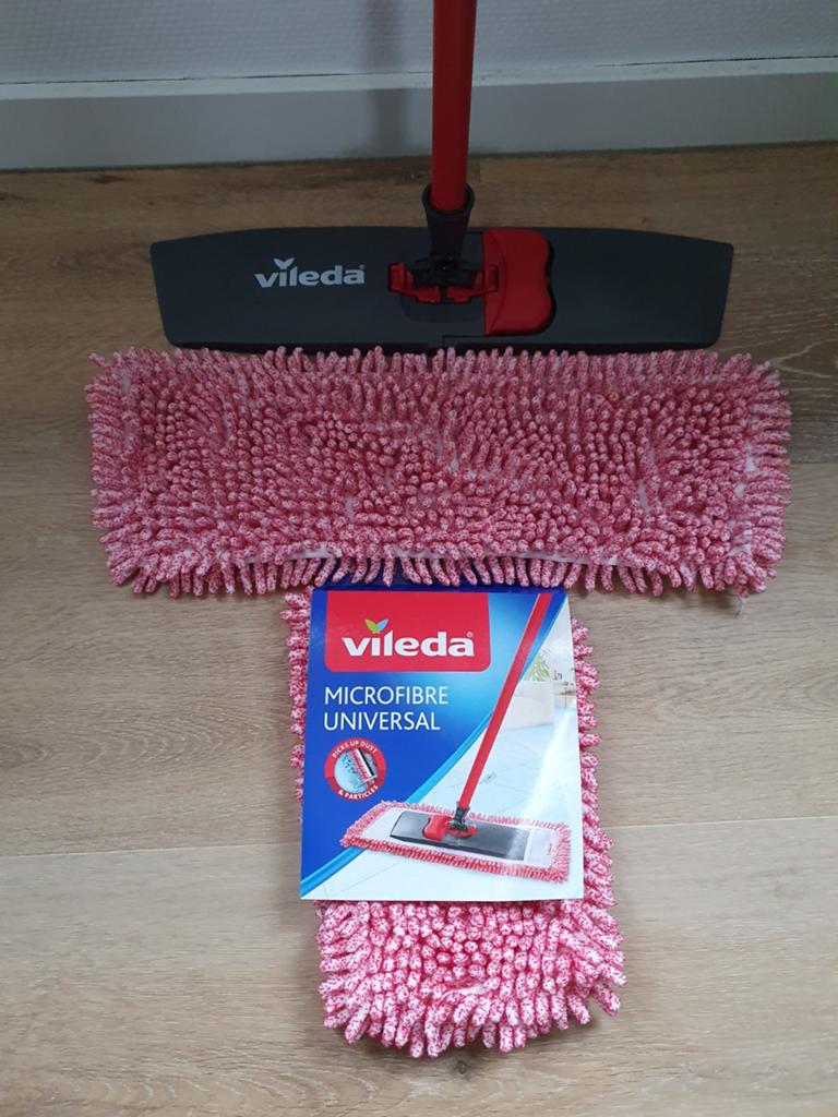 Vileda dweilsysteem, Ophalen, Mop of Dweil