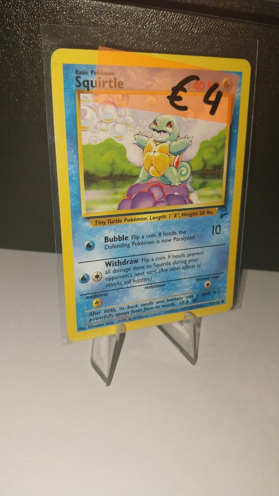 Squirtle Base Set 2 - Vintage Collectible, Ophalen of Verzenden