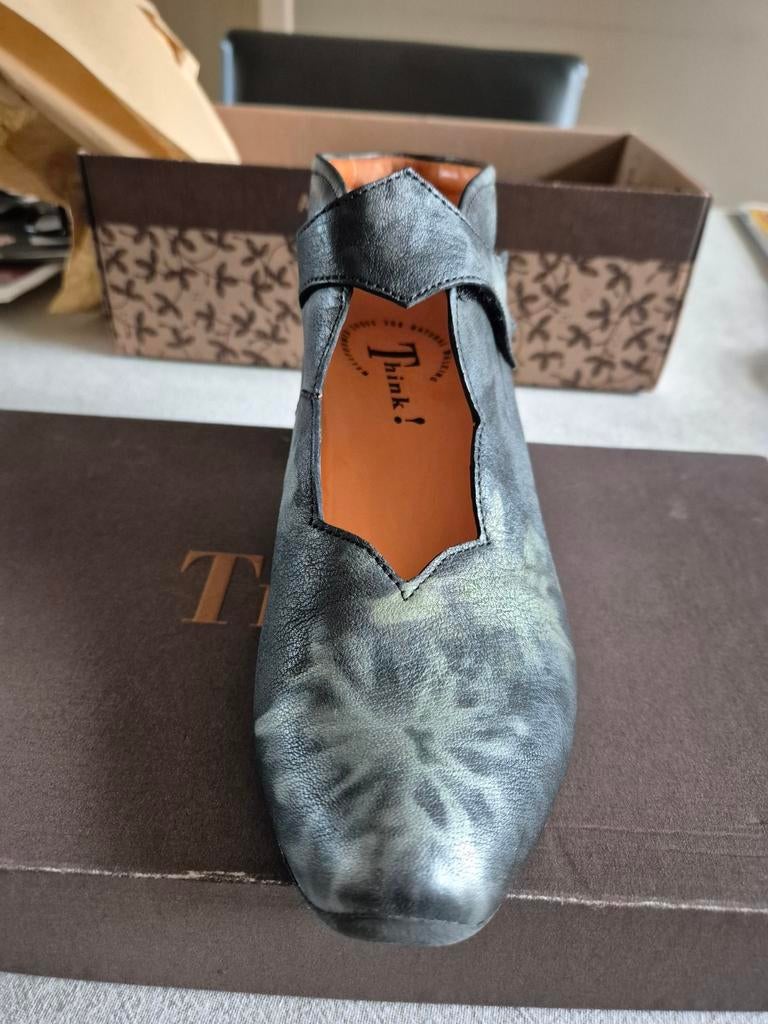 Think! damesschoenen, Schoenen met lage hakken, Ophalen of Verzenden, Zo goed als nieuw, Grijs