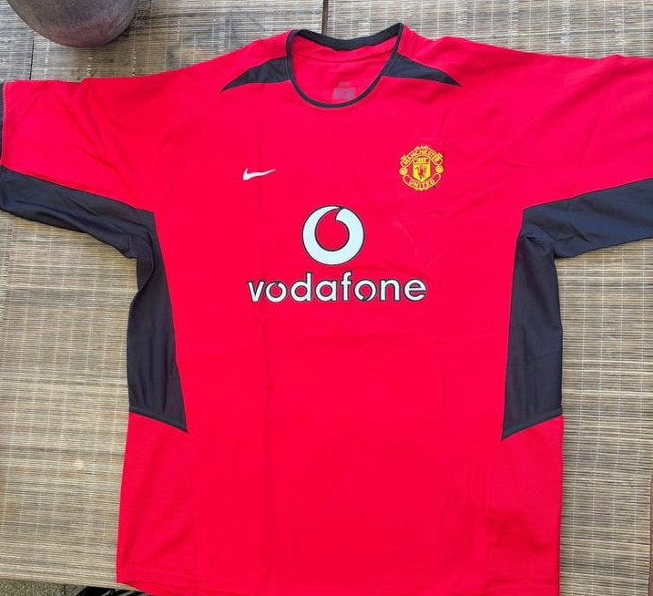 Manchester United thuisshirt 2002-2004 v.Nistelrooy nr 10 XL, Maat 56/58 (XL), Ophalen of Verzenden, Voetbal, Gedragen
