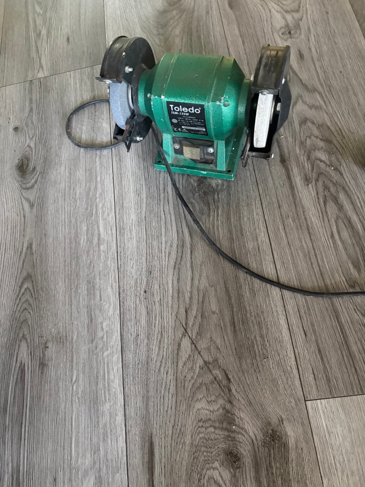 Toledo TSM-125W Werksbank slijpmachine - Werkt perfect!, Doe-het-zelf en Verbouw, Gereedschap | Slijpmachines, Ophalen of Verzenden