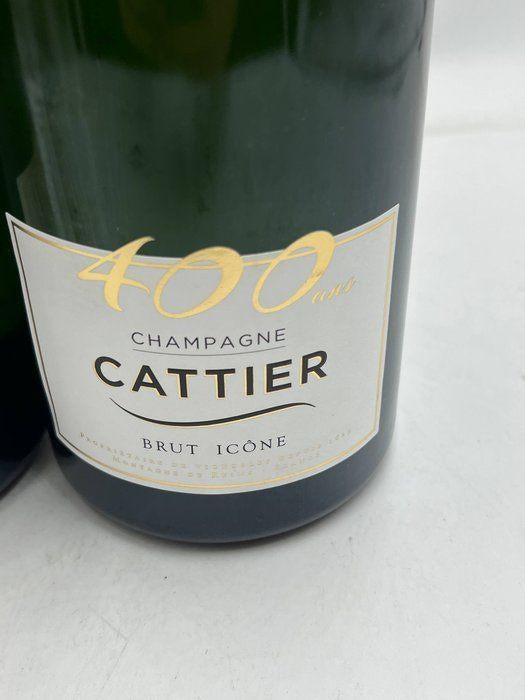 Champagne Cattier Brut Icône 400 ans 75cl, Frankrijk, Nieuw, Ophalen of Verzenden, Champagne