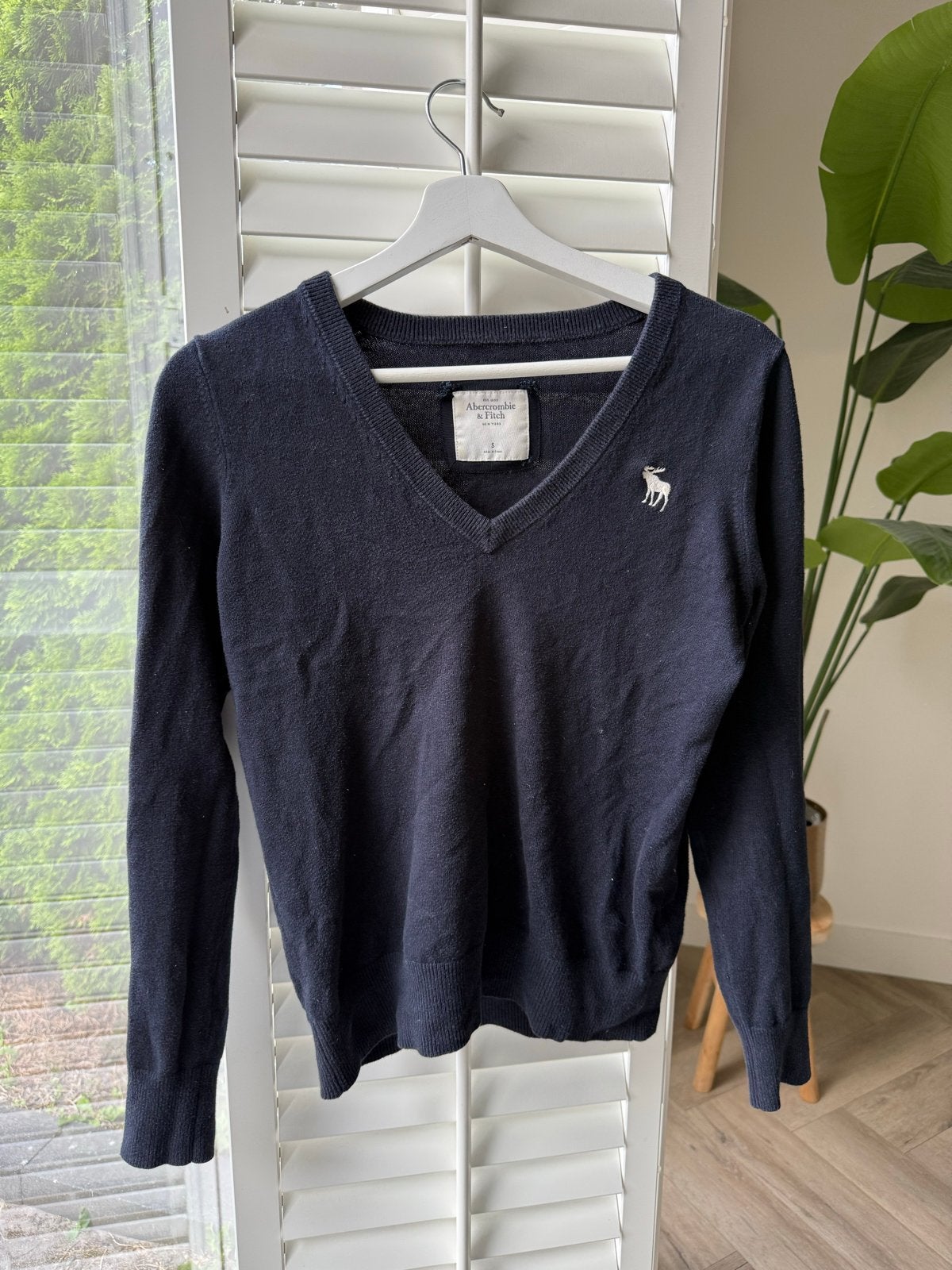 Abercrombie & Fitch Pullover Maat S, Ophalen of Verzenden, Gedragen, Maat 36 (S), Blauw