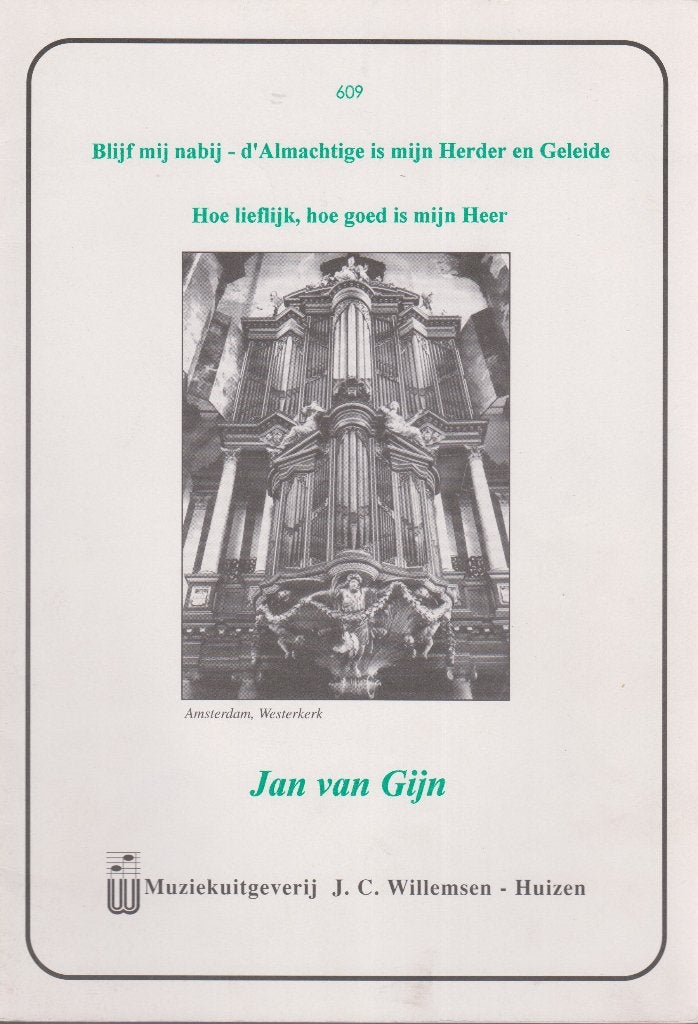 Jan van Gijn - Drie koraalbewerkingen, Ophalen of Verzenden, Gebruikt, Artiest of Componist, Populair