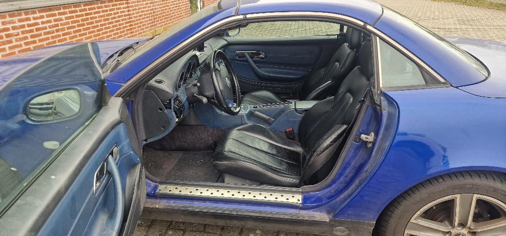 Mercedes-Benz SLK 2.3 Slk230 Kompr Roadster AUT 1998 Blauw, Auto's, Mercedes-Benz, 4 cilinders, Cabriolet, Blauw, 2300 cc