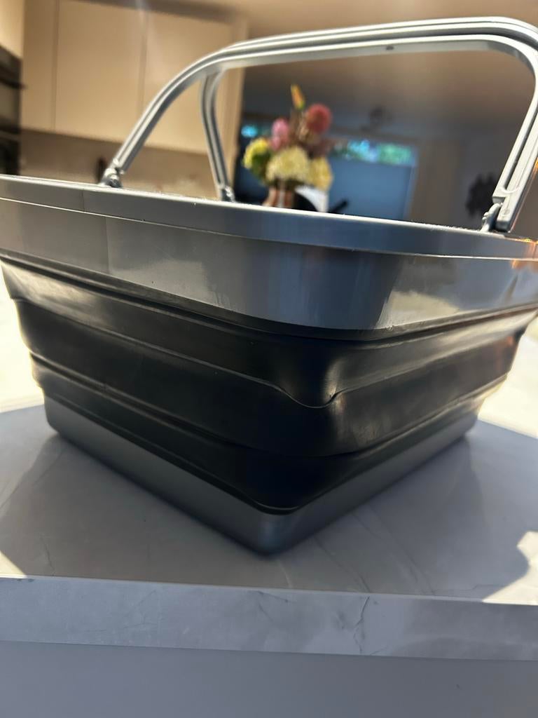OTRS Opvouwbare Wasteil - Grijs - Inhoud ca. 16 Liter, Ophalen, Zo goed als nieuw, Kunststof, Met handgreep
