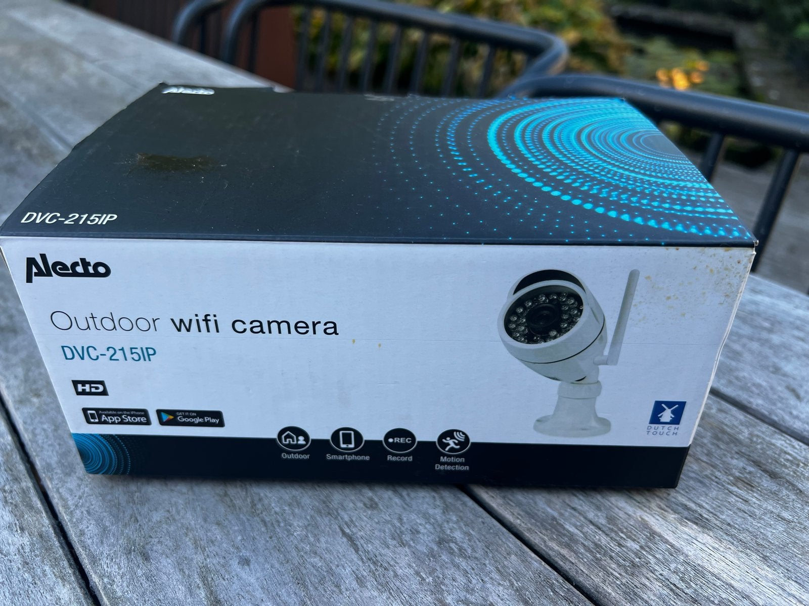 Alecto DVC-215IP Outdoor WiFi Camera - HD Beveiligingscamera, Ophalen of Verzenden, Gebruikt, Buitencamera