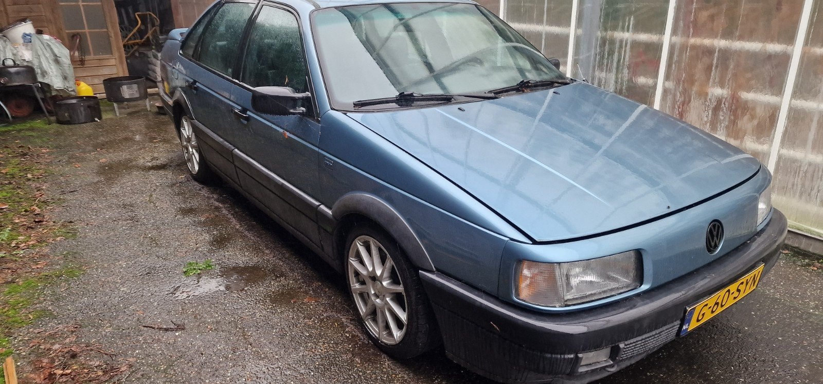 unieke volkswagen passat 35i b3 g60 syncro, Stoelverwarming, Zwart, 4 cilinders, Leder