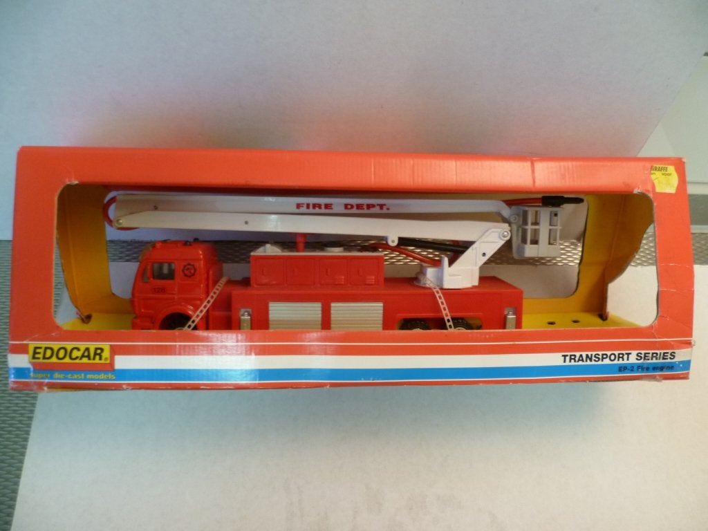 Edocar 1997 Brandweer ladderwagen 23cm lang modelauto., Ophalen of Verzenden, Nieuw, Bus of Vrachtwagen