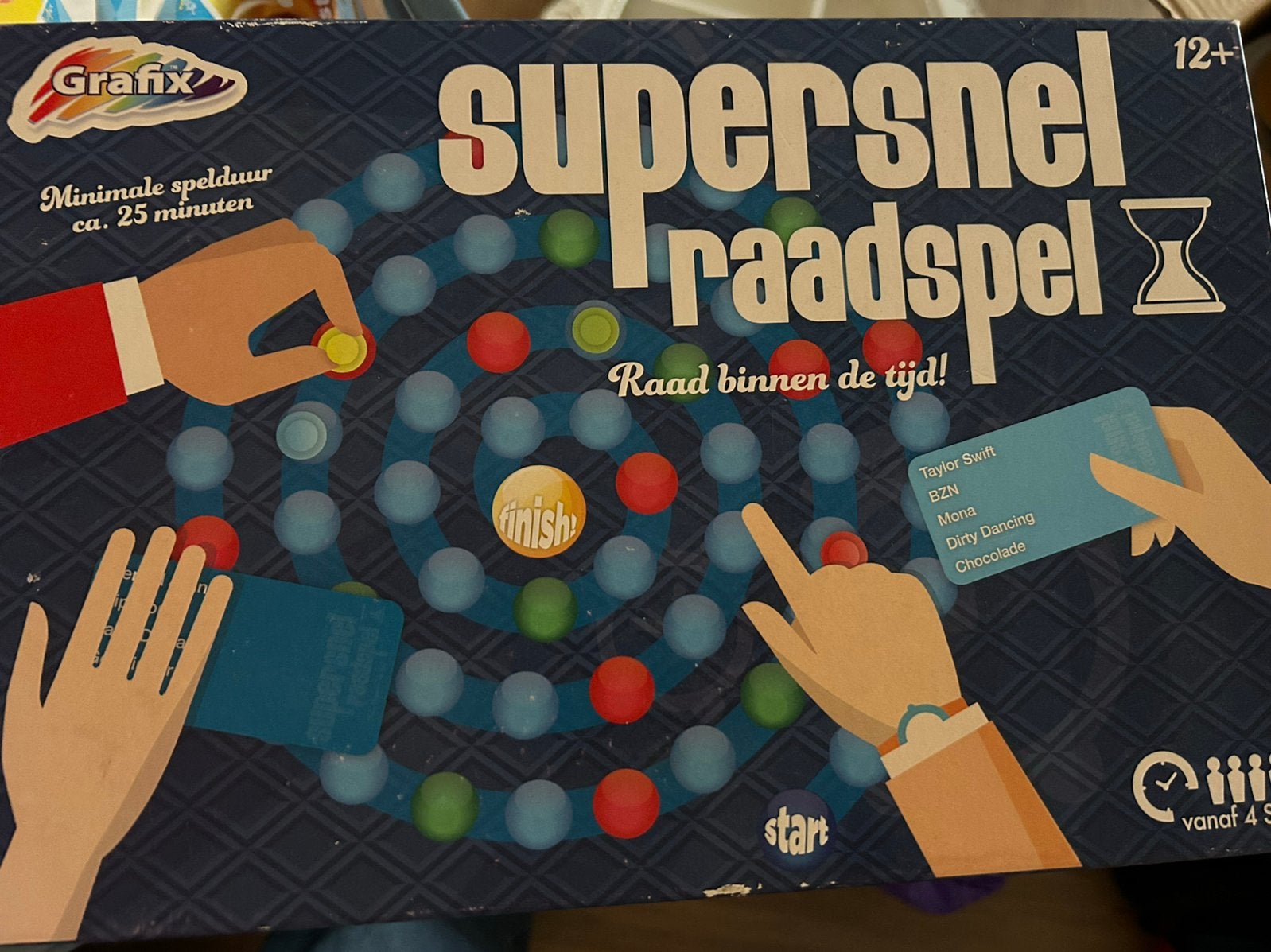 Supersnel raadspel, Hobby en Vrije tijd, Gezelschapsspellen | Bordspellen, Vijf spelers of meer, Ophalen, Gebruikt