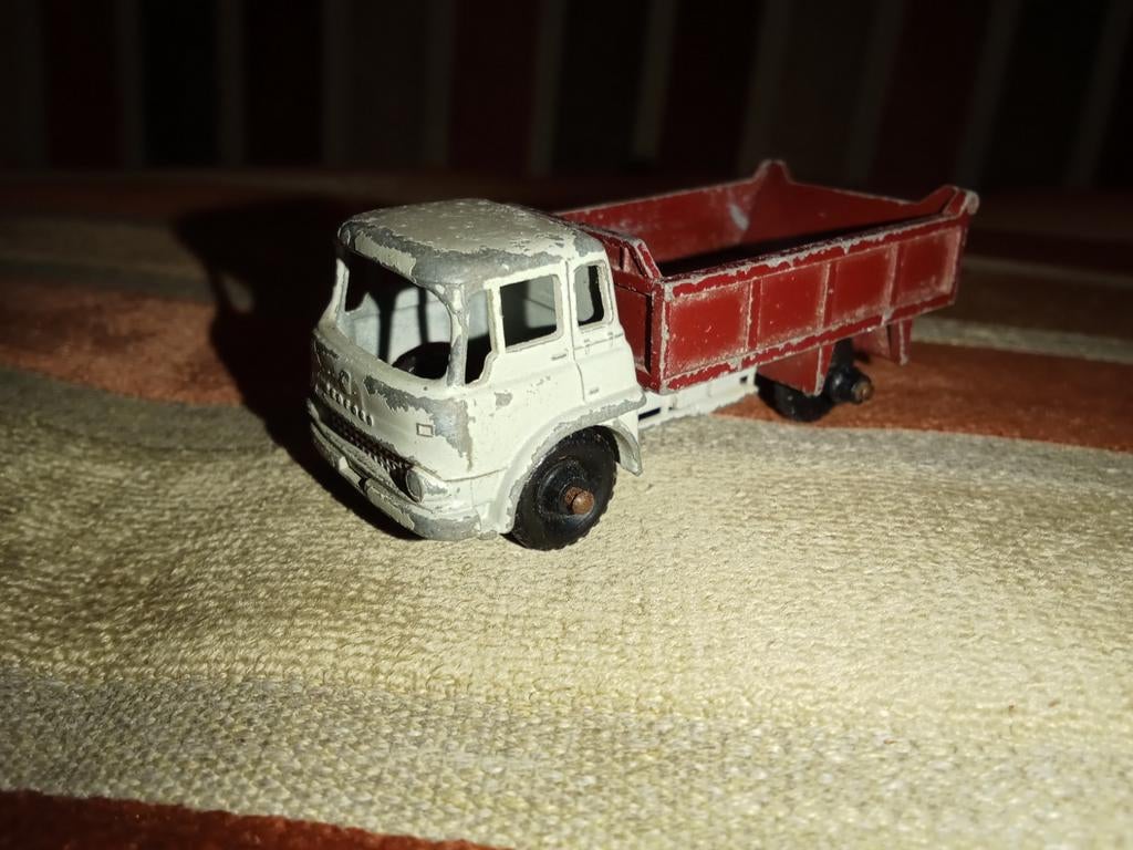 Matchbox Lesney #3 Bedford 7 1/2 Ton Tipper - Vintage, Ophalen of Verzenden, Gebruikt