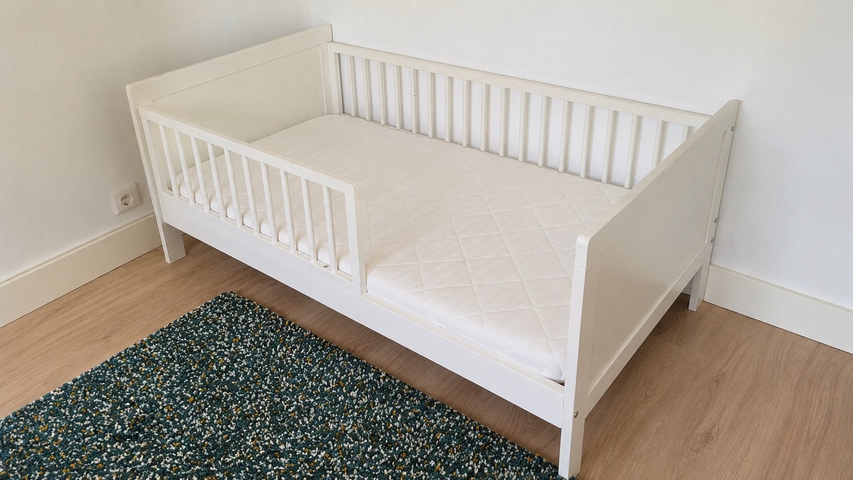 Petit Amelie Peuterbed Vivien 140x70, Ophalen, Gebruikt, 140 tot 160 cm, Lattenbodem