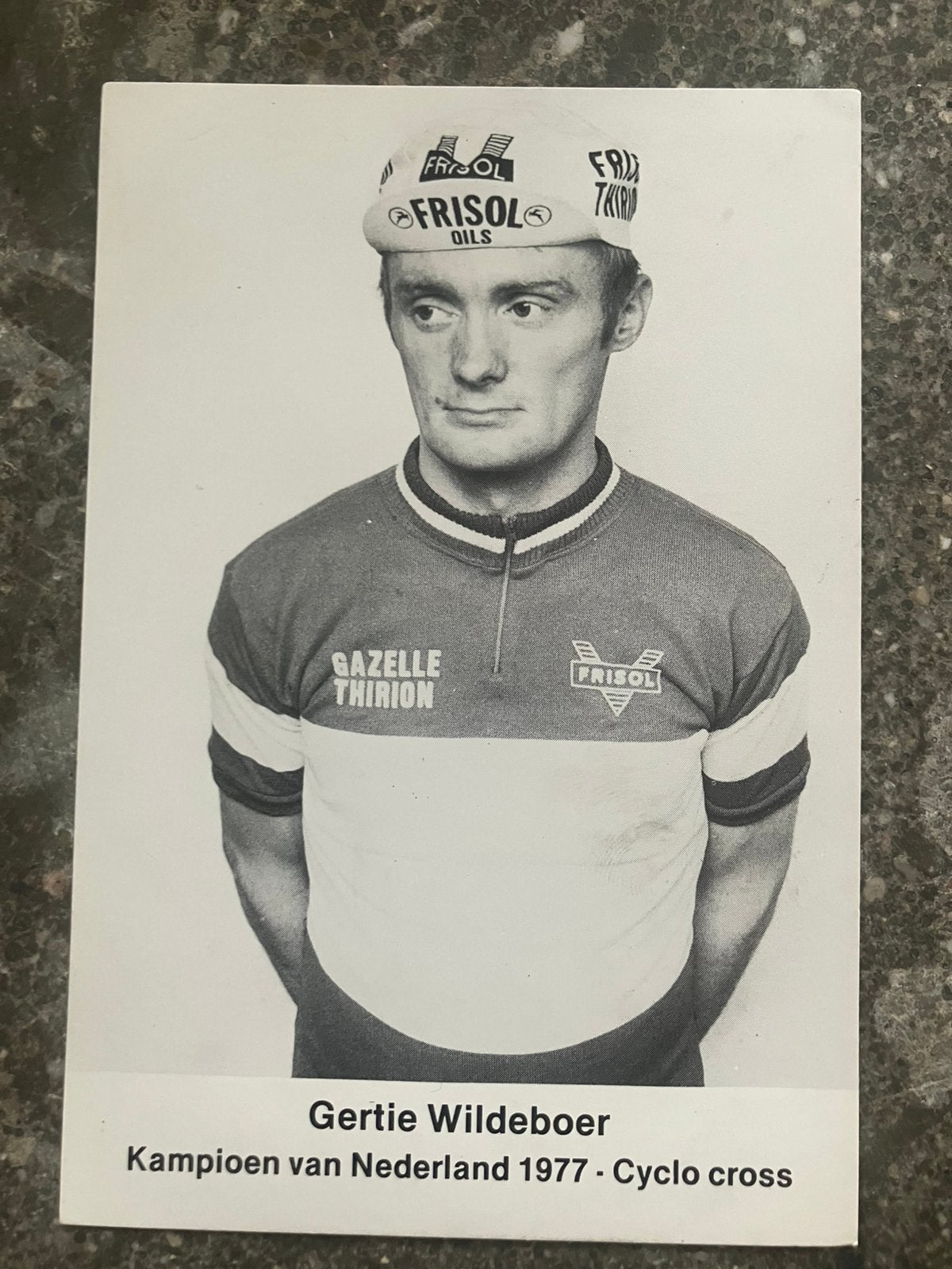 Gertie Wildeboer - Frisol - kaart wielrennen / cyclecross, Ophalen of Verzenden, Gebruikt, Overige sporten, Spelerskaart