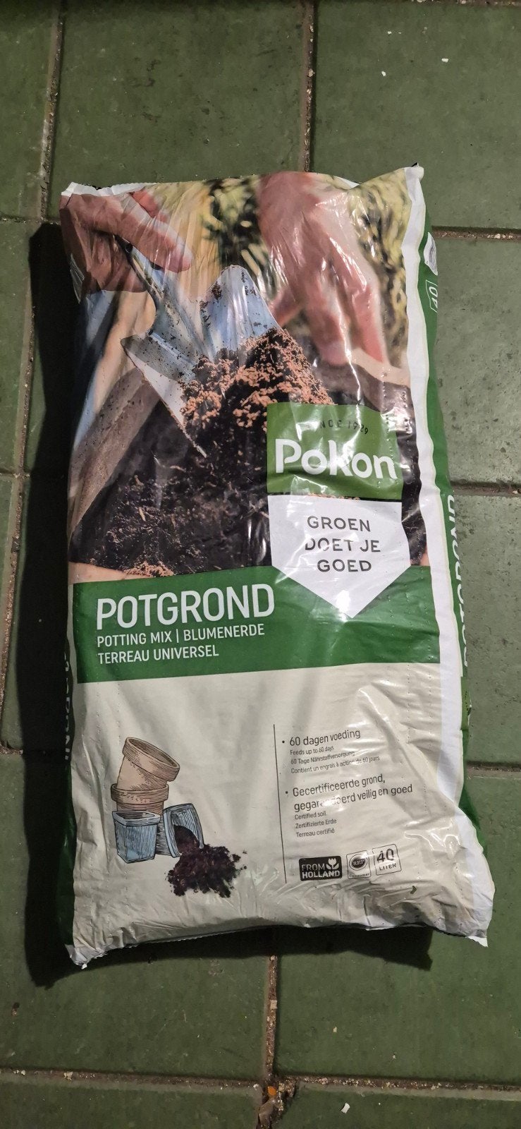 2x Pokon Potgrond 40 liter - Voor gezonde planten, Ophalen, Nieuw, Overige typen
