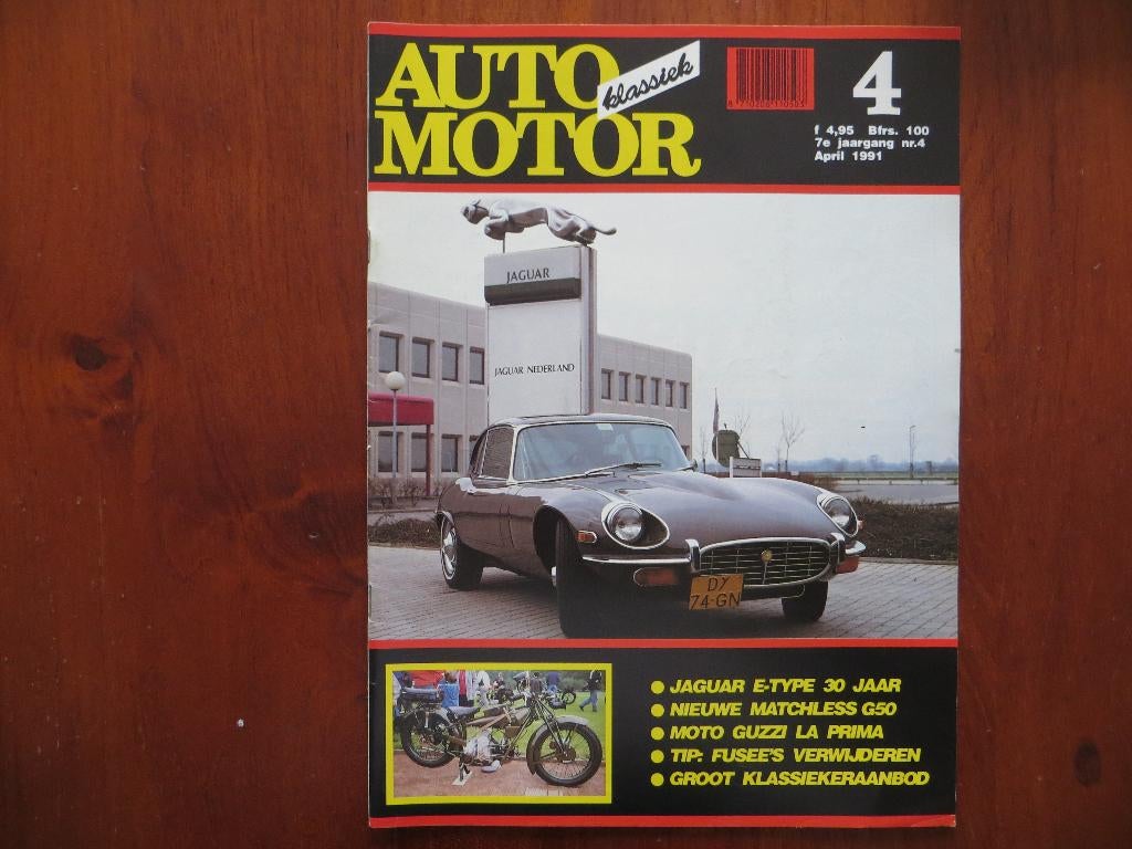 Auto Motor Klassiek 4 1991 Jaguar E-Type 30 jaar, Matchless, Ophalen of Verzenden, Nieuw, Overige merken